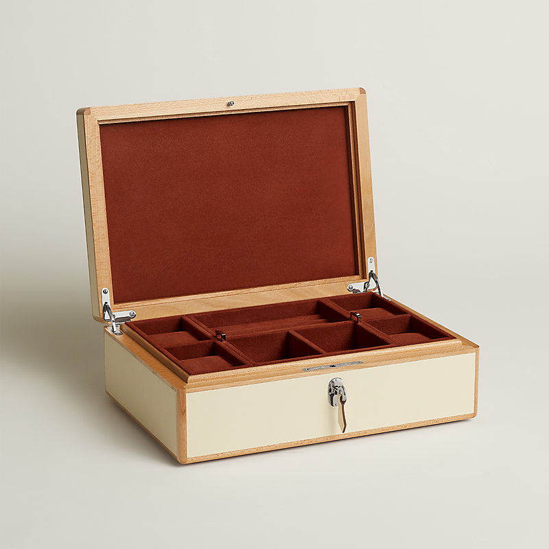 Amalthee Anchor Chain 17 watch box, large model | Hermès USA
